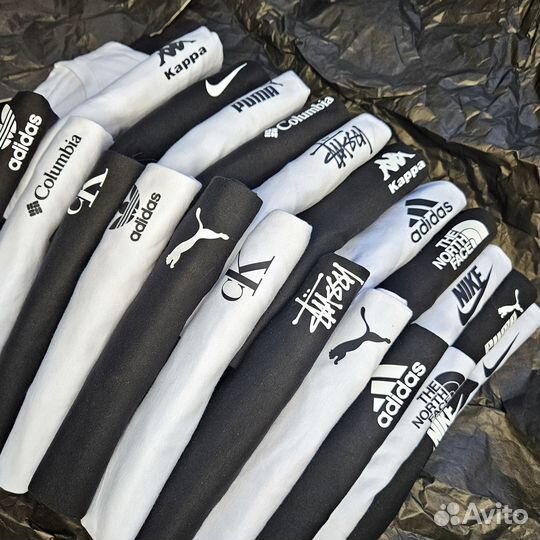 Футболки малый опт stussy черн 56