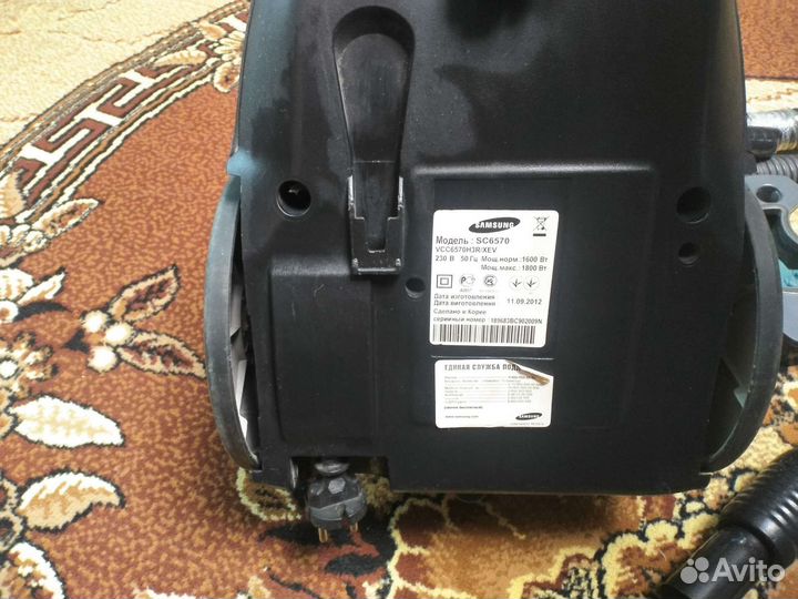 Пылесос Samsung на запчасти
