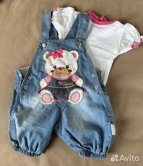 Одежда для девочки 68р пакетом