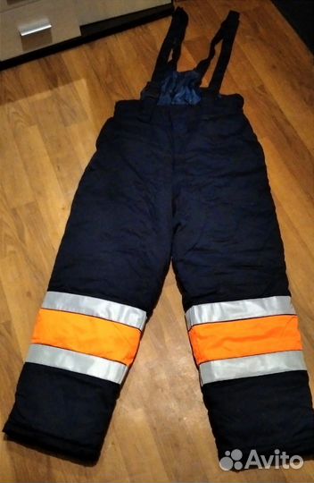 Штаны, зимние, сигнальные 