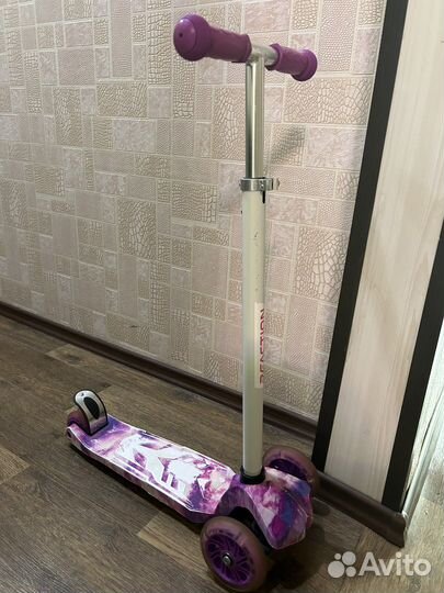 Самокат трехколесный бу