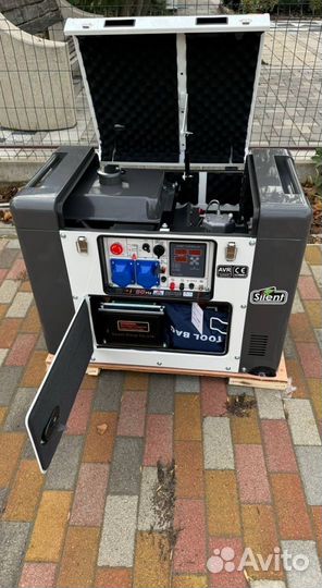 Дизельный генератор 10 кВт g-power однофазный