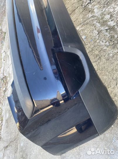 Задний бампер ford focus 2 дорестайлинг синий