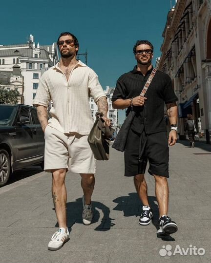 Летний костюм old money style