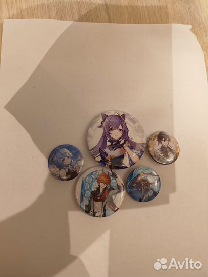 Значки аниме и Genshin impact