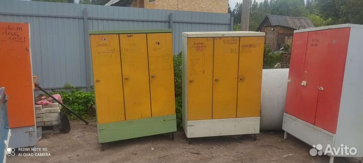 Шкафы металлические в раздевалку