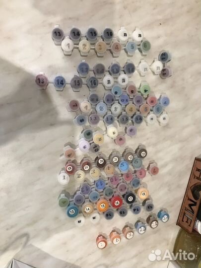 Краски от картин по номерам много