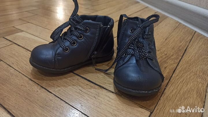 Ботинки весенние для девочки 21 размер