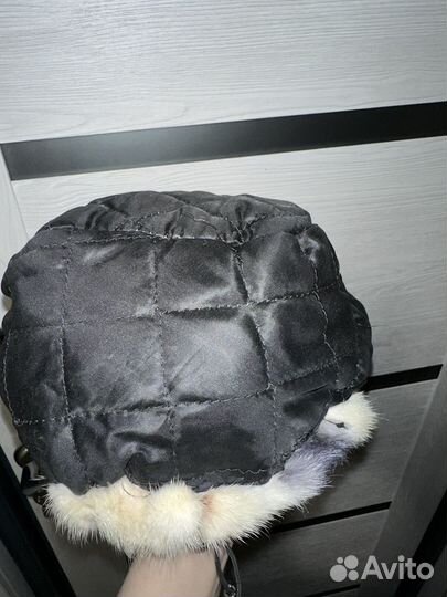 Берет из натрального меха(шапка)