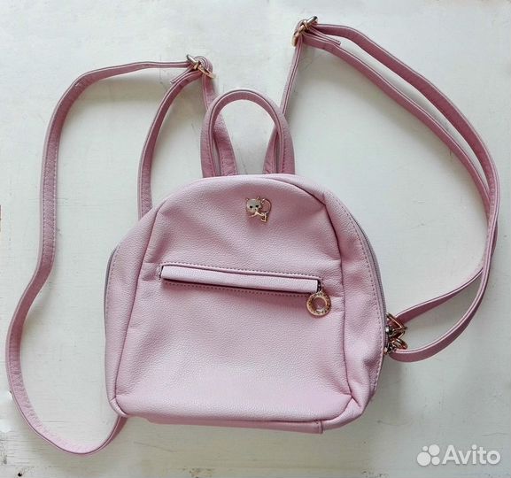 Рюкзак розовый - Daniele patrici для девочки