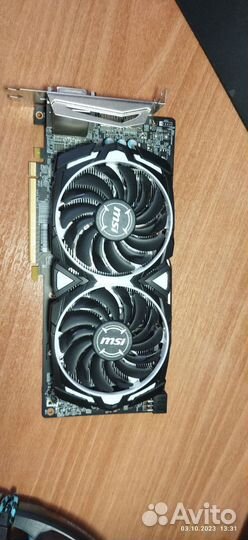 Видеокарта MSI RX 580 на 8GB