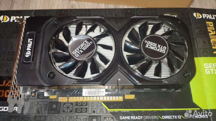 Видеокарта gtx 1050 ti palit