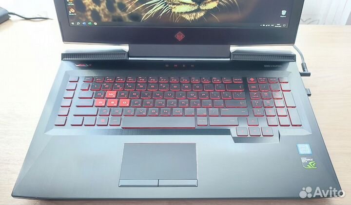 Игровой ноутбук HP omen 17 i5/1000gbssd/16gbddr4