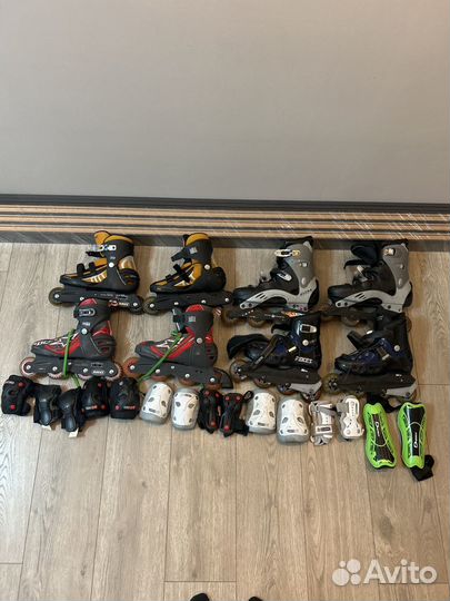 Ролики 4 пары и защита