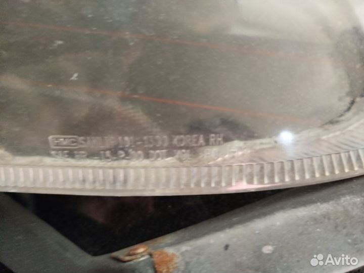 Стекла фар Sonata тагаз