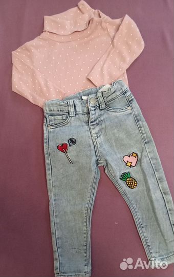 Вещи для девочки 86 размер