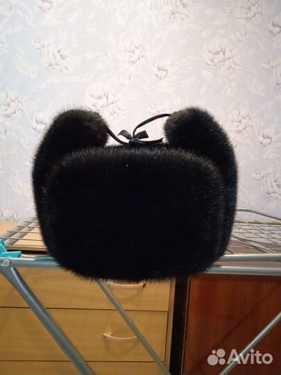 Шапка ушанка мужская норка