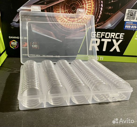 Монетница 30мм капсулы для монет