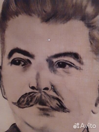 Портрет Сталина СССР ретро Сталин