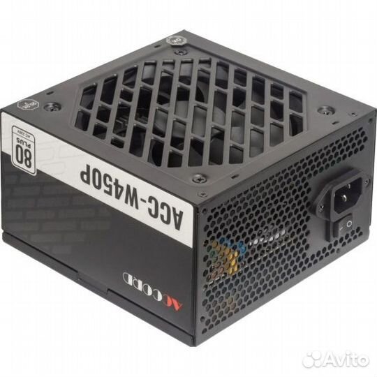 Accord ATX 450W ACC-W450P 80 plus white (20+4pin) 120mm fan 6xsata