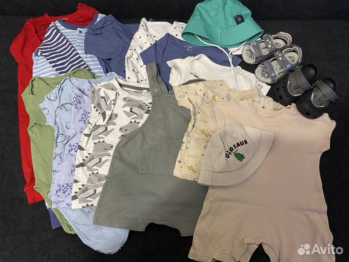 Вещи пакетом на мальчика 74 80