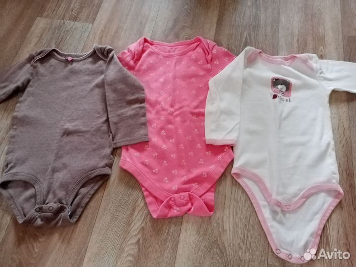 Одежда пакетом на девочку 74 80 86