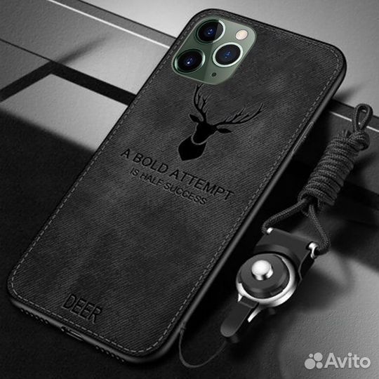 Тканевый ультратонкий чехол для iPhone