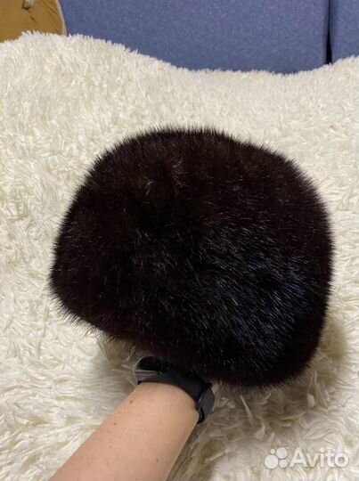 Шапка норковая женская