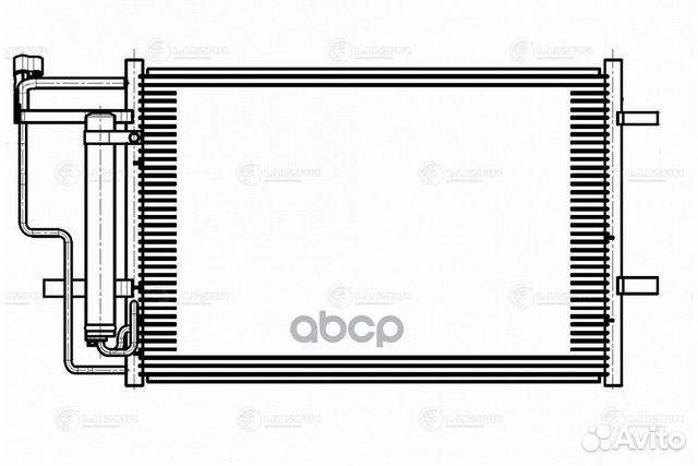 Радиатор кондиц. для а/м Mazda 3 (BL) (09) (LR