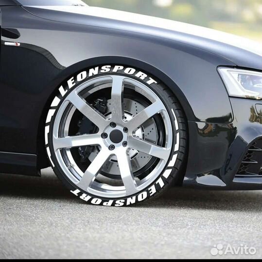 Наклейки для автомобильных шин