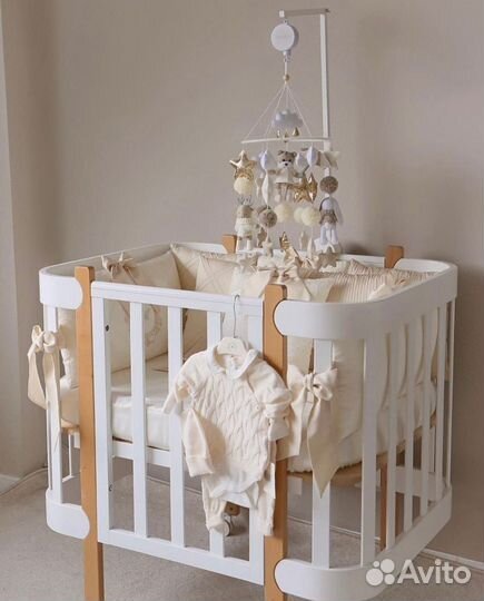 Кровать Happy Baby Mommy LUX 3 в 1 трансформер