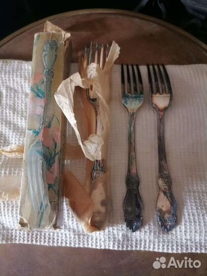 Вилки посеребреные