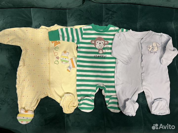 Пакет одежды на новорожденного малыша 50-56