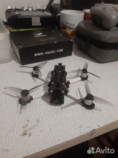 Fpv дрон рама 3дюйма + моторы