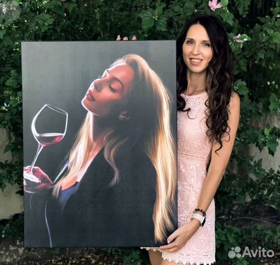 Холст с фото (портрет)