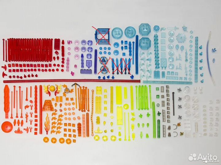 Аксессуары, оружие, тайлы и детали lego