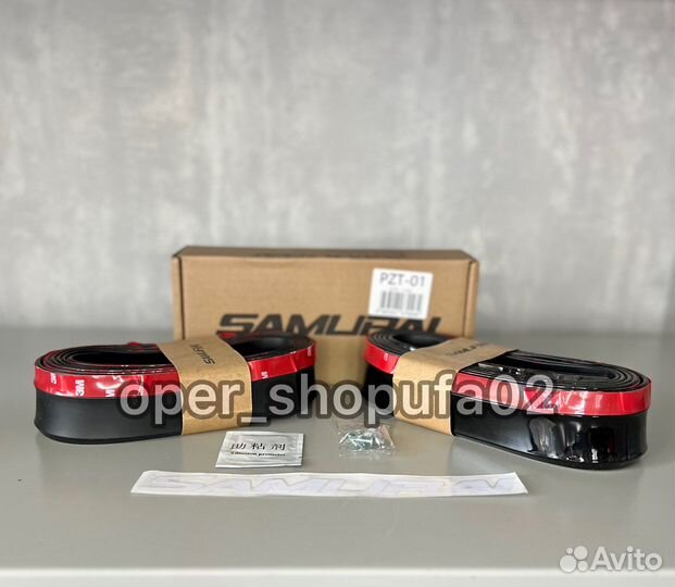 Губа на бампер samurai