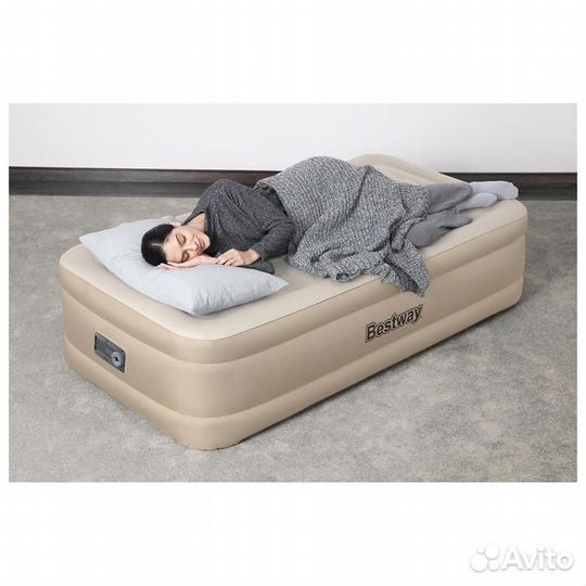 Надувная кровать 97х191х46см bestway 69048