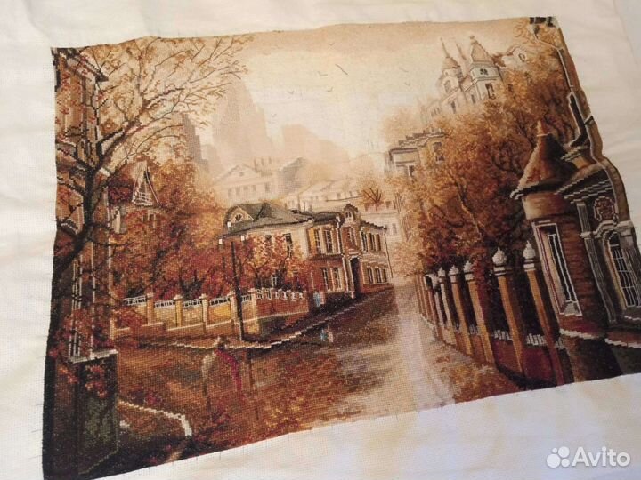 Картина вышитая крестом