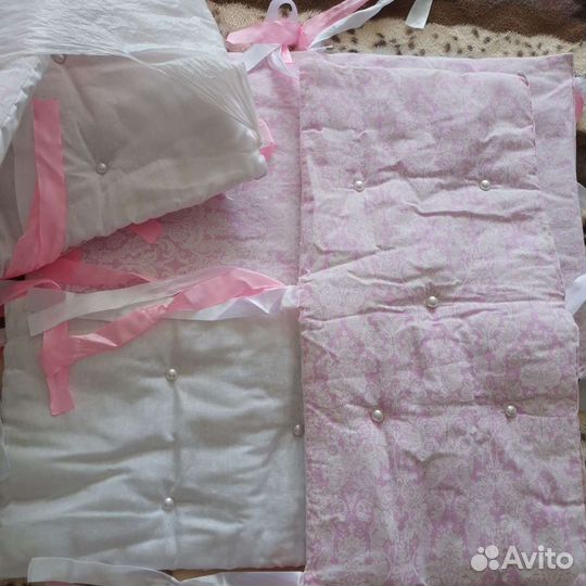 Бортики, балдахин и крепление