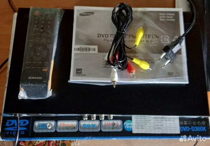 Плеер с караоке samsung DVD -D360K