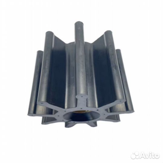 Импеллер с двойной лыской CEF 153 117,6x88,5мм посадочное 20,2мм 9 лопастей из черного неопрена 28 п