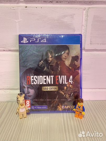 Resident Evil 4 Remake Gold edition PS4 новый диск