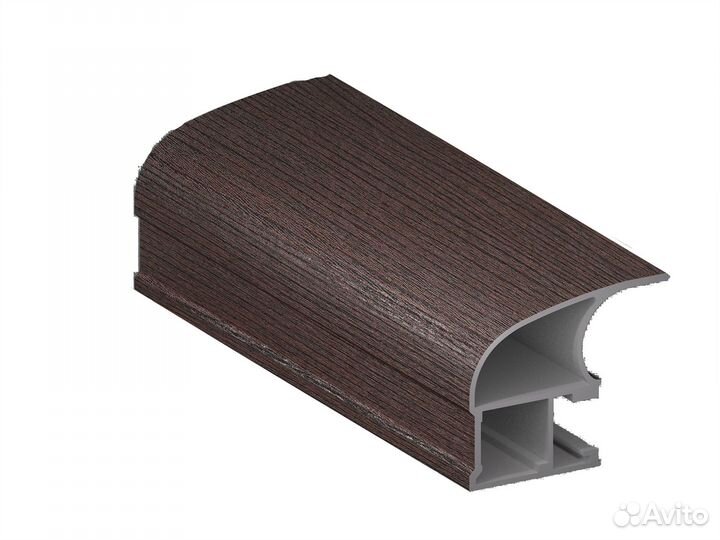 Венге красный структурный Профиль-ручка 5,5 KR200