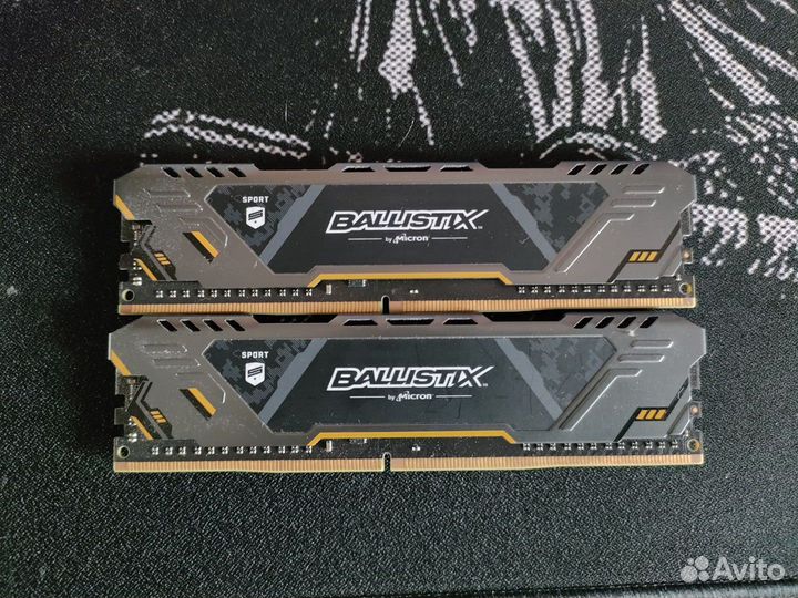 Оперативная память ddr4 ballistix 3200 8x2 16gb