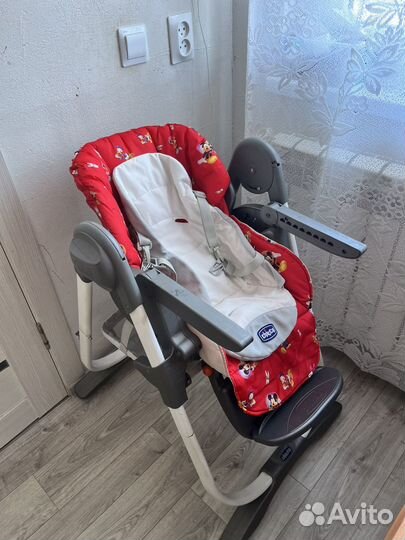 Стульчик для кормления chicco polly magic