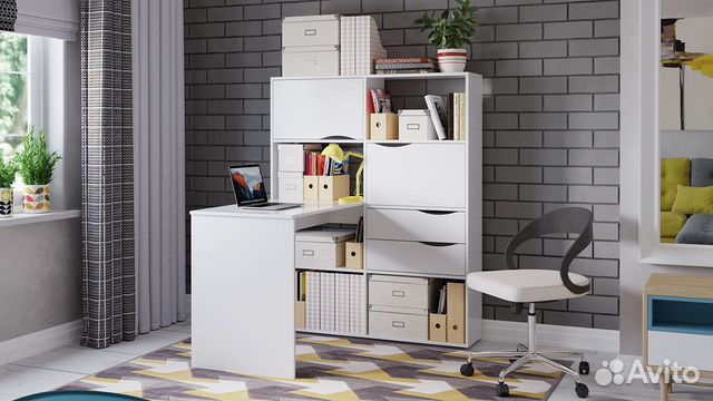 Стол письменный тип 7 Ясень белый новый