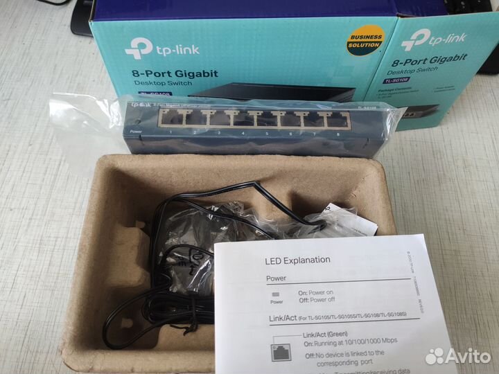 Свич коммутатор TP-Link TL-SG108