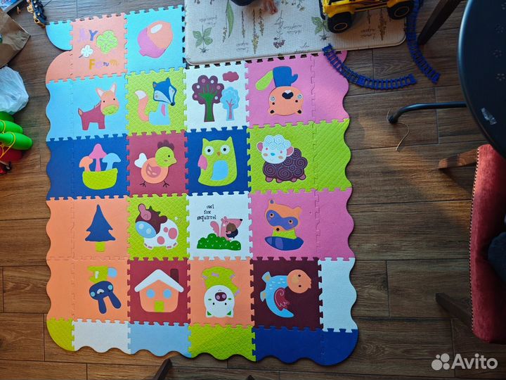 Детский коврик пазл Baby great