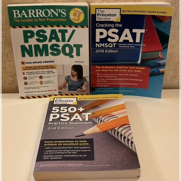 Три пособия по подготовке к сдаче psat nmsqt